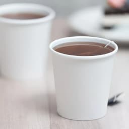 50/100PCS White Paper Cups Juice Milk Coffee Disposable Hot Cold Drinking Paper Cups Weddings Birthdays Picnics Packing