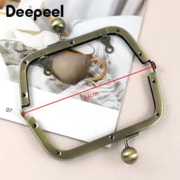 1/2/5Pcs Deepeel 14cm Smooth Metal Bag Handle Frame for Women Handbag Kiss Clasp Bracket DIY Hardware Purse Accessories