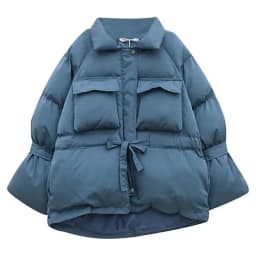 2026 New Winter Hooded Long Sleeve Solid Color Black Cotton-padded Warm Loose Big Size Jacket Women Parkas Fashion Outwear