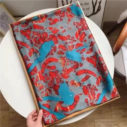 Spring Scarf Women's Luxury Design Polyester Material Smooth Scarf Soft Shawl Beach Scarf