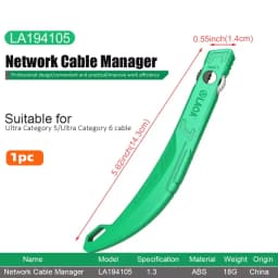 LAOA Network Cable Untwist Tool 1.3mm Engineer Wire Straightener for Category 5/6 Crystal Cables Combing Pair Separator Tool 2pc