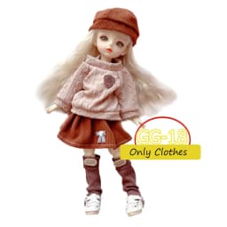 Cute GG Series Pretty Personalized Clothes for 30 cm 1/6 Bjd Byte Doll DIY Dress Up Clothing Skirt Casual Suit Socks Accessories