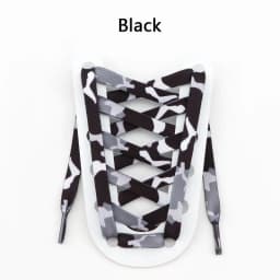 1 Pair Flat Shoe Laces For Sneakers Colorful Shoelaces Camouflage Print Boot Men And Women Leisure Shoestring Accessories