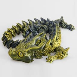 3D Printed Magic Dragon Movable Joint Fidget Toy Rotatable Articulated Office Desktop Ornament Adults Kid Toy Crafts Gift