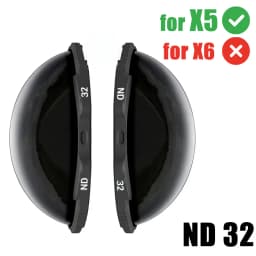 For Insta360 X6 X5 ND Filters ND16 ND32 ND64 Cinematic Motion Blur Tempered Glass Filter For Insta 360 Action Camera Accessories