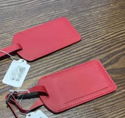 Personazlized Name Real Leather Luggage Tag Custom Letters Travel Accessories Suitcase Bag Label Luxury Trolley Case Marker Tag