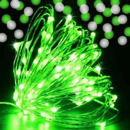 5M-50M LED String Lights Silver Copper Wire 12V Fairy Night Lamp for Chiristmas Garland Bedroom Light Indoor Wedding Decoration