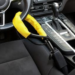 Car Steering Wheel Lock, Bold Cable Handlebar Lock, Car Seat Belt Buckle Lock Universal