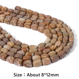 Wholesale Natural Smooth Square Stone Beads Loose Cube Bead Agates Quartzs Raw Mineral Beads for DIY Bracelets Earrings Neckalce