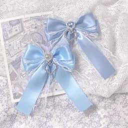 Double Layer Bow Pendant Versatile Ribbon Anime Itabag DIY Pendant Bag Lolita Itabag Jewelry Backpack Decoration Bag Accessories