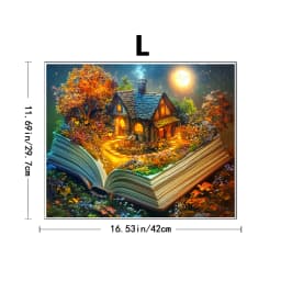 3D Stereo Book Scene Wooden Puzzle - Montessori Toy with Exquisite Patterns, Animal-Themed, Birthday Gift for Adults & Kids