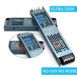 Ultra Thin LED Power Supply DC 12V 24V Lighting Transformers 60W 100W 200W 300W 400W AC190-240V Converter Driver for Strips