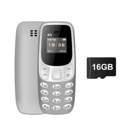SERVO BM10 Super Mini Pocket 4G LTE Feature Phone Dual SIM Speed Dial Call Recording Blacklist MP3 Player Alarm Clock Cellphone