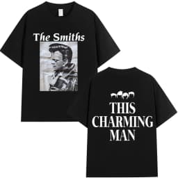 The Smiths The Queen Is Dead T Shirt 1980's Indie, Morrissey Oversized T-shirt Vintage Punk Rock Band T-shirts Streetwear Unisex