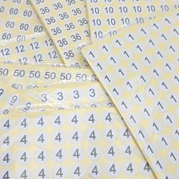 Size 13mm Circular Digital Sticker Number Labels from 0 to 10 Digital Adhesive Stickers 1980 Pcs Digital Sticker Marking Paster