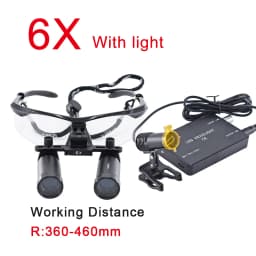 4X 5X 6X 8X 6x Dental Loupes Binnocular Magnifying Glass Medical Magnifier Surgical Loupe Dentist Tools Surgery Dentistry