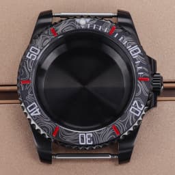 PVD Black NH35 40mm Men's Watch Case Sapphire For SUB Seiko NH35 NH36 NH38 NH34 Miyota 8215 ETA 2824 Movement Yacht-Master 20ATM