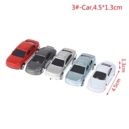1:100-200 Dollhouse Miniature Car Truck Container Model Car Toy Doll Decor Toy игрушки для детей miniature items