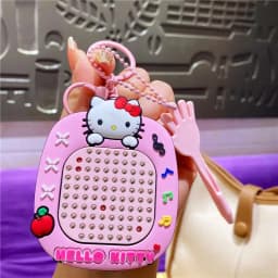 Creative Cartoon Maze Decompression Healing Magnetic Steel Ball Graffiti Drawing Board Keychain Bag Pendant Gift For Girlfriend