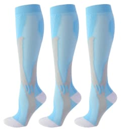 2/3/4 Pairs Running Men Compression Socks Fit Varicose Veins Football Soccer Stockings 30 Mmhg Atheletic Men Women Sports Socks