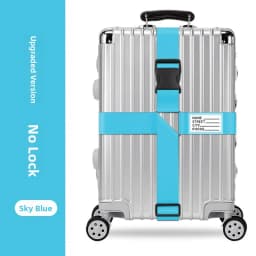 Travel Luggage Strap Cross Safety Fixation Baggage Tie down Cargo Bag Protection Buckle Rope Strengthening Band Accessories