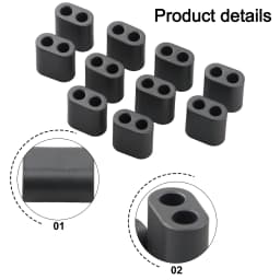 10pcs/set Toroids Ferrite Core Magnetic Ring Bead For Radio Frequency RF RFC SWR RID13.5*7.5*10-4 RID13.5*7.5*14-4 Ferrite Cores