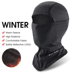 WEST BIKING Winter Warm Bicycle Balaclava Hat Full Face Windproof Bike Mask Caps Climbing Skiing Cycling Fleecr Cold-proof Hat