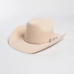 USPOP 100% Wool Felt Cowboy Hat with Belt Buckle 4 Sizes Wide Brim Jazz Hat Autumn Winter Fedoras