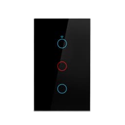 Wifi+Bluetooth Touch Light Switch No Neutral Wire &Neutral Wire US Touch Panel Wall Switches Works with Tuya Smart Life App 1pc