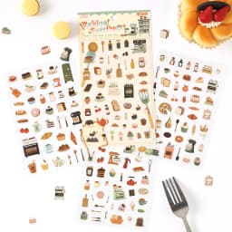 4/24 Sheets Cute Magazine Scrapbooking Stickers Pack DIY Junk Journal Material Decoration Album Diary Stationery supplies