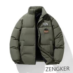 Men's autumn winter plus size warm stand collar thickened warm loose casual new style outerwear down jacket 180kg 11xl