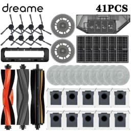 Dreame L40 Ultra/X40 Ultra/X40 Pro Robot Vacuum Cleaner Accessories Mop Dust Bag Main Brush Side Brush Hepa Filter Replacement
