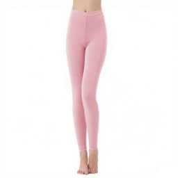 Women Solid Underwear Thermal Leggings Female Comfortable High Waist Home Trousers Lady Classic Daily Slim Fit Pants