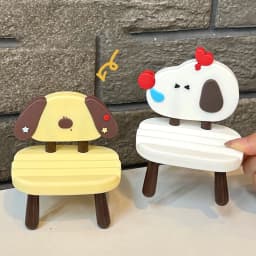 1/6 Pcs Love Cute Pet Chair Styling Phone Stand Lazy Desktop Chasing Drama Dormitory Ornament Small Support Stand
