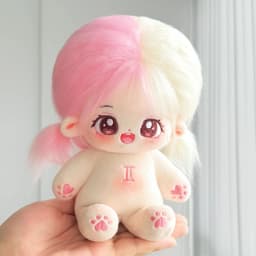 20cm Cute Idol Doll Plush Twelve Zodiac Signs Cotton Star Dolls Kawaii Stuffed Baby Plushies Dolls Toy Fans Collection Kids Gift