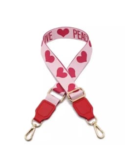 Adjustable Shoulder Strap Messenger Widening Accessories Adjustable Female Bag Heart-Shaped Strap Pink Love Strap Girly Heart
