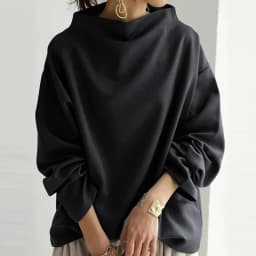 Autumn Simple Women's Long Sleeved Commuting Top New 2024 Streetwear Loose Blouses Casual Half High Collar Solid Color Pullover