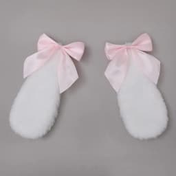 Adorable Plush Bunny Ears Hairpin Soft Cute Design Rabbit Hairclips Droopy Rabbit Lolita Hairclips Costume Parties Accessory