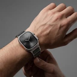 Magnetic Titanium Band For Apple Watch Ultra 3 2 1 Series 11 10 9 8 7 SE 6 Premium Carbon Fiber Texture Straps 42/44/45/46/49mm
