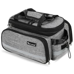 WEST BIKING Bicycle Pannier Bags Waterproof Large Capacity Bike Trunk Bag 3 in 1 MTB Road Cycling Luggage Carrier Rear Seat Bags