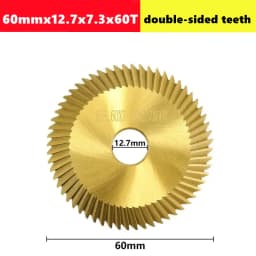 1pcs Key Machine Saw Blade 60/70mm 60/80/100T Double-Sided HSS Key Milling Cutter Multi-Function Key Copying Machine Cutter