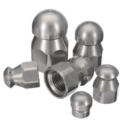 3/8" 1/8" 1/4" 1/2" Pressure Washer Clean Jetter Nozzle For Home Garden Supplies Drain Hose Nozzle Sewer