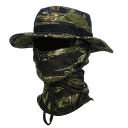 2Pcs/Set Wide-brimmed Hat Balaclava Mixed Set Men Sunscreen Boonie Cap Outdoors Hiking Camping Fishing Hat Sun Hat Fisherman Hat