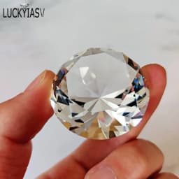 1PC Clear Crystal Big Glass Diamond Party Large Romantic Diamond Decoration Proposal Home Decoration Ornaments Crafts Gifts
