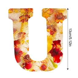 Dry Flower Letter Lamp Luminous Alphabet LED Light Decororation Night Light for Home Wedding Birthday Christmas Party Decoration