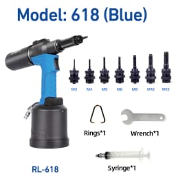 Pneumatic Riveter Automatic Rivet Nut Gun RL-6312 Industrial Hydraulic Quick Riveting Nut Tool M3 M4 M5 M6 M8 M10 M12