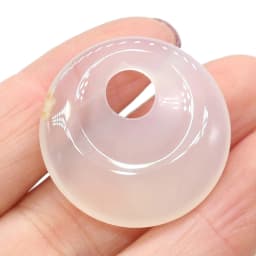 Natural Stone Beads Big Hole Agates Beads Round Shape for Making DIY Jewely Necklace Accessories Gift Size 30x30mm Hole 8.5mm