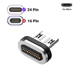 AUFU USB4.0 Magnetic USB C to C Adapter 40Gbps 8K60Hz 90 Degree Converter 240W Type C Adapter for Thunderbolt 4/3 MacBook Laptop