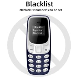 SERVO BM10 Super Mini Mobile Phone 2 SIM Standby Blacklist Magic Voice Call Recording 2G GSM Smallest Backup Feature Cellphones