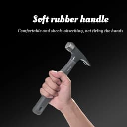 DUKA Multifunctional Claw Hammer 8 OZ High Carbon Steel Claw Hammer Anti-skid Shockproof Woodworking Tools